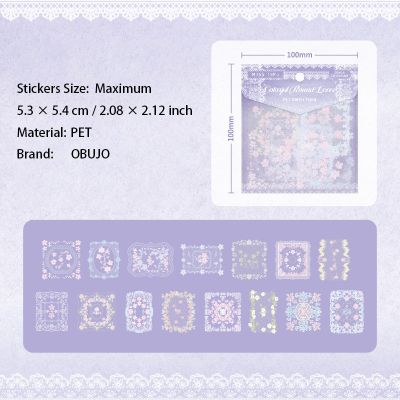 30 Pcs Aesthetic Journal PET Stickers MZXL