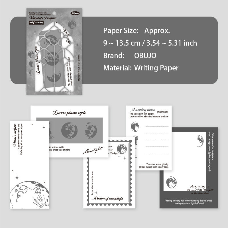 20 Sheets Aesthetic Notepad ZGJY