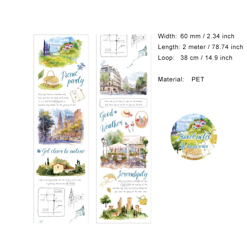 1 Roll Life Diary PET Tape SHRJ