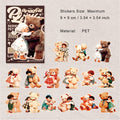 30 Pcs Childhood Theme PET Stickers XXLY
