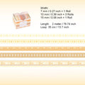 5 Rolls Light Color Washi Tape Set MYFED