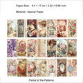 100 Pcs Vintage Junk Journal Paper PTYS