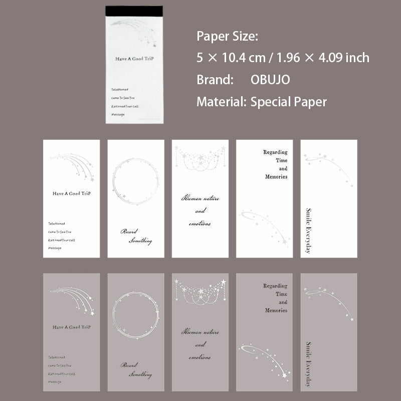 20 Pcs Aesthetic Notepad Paper XYJY