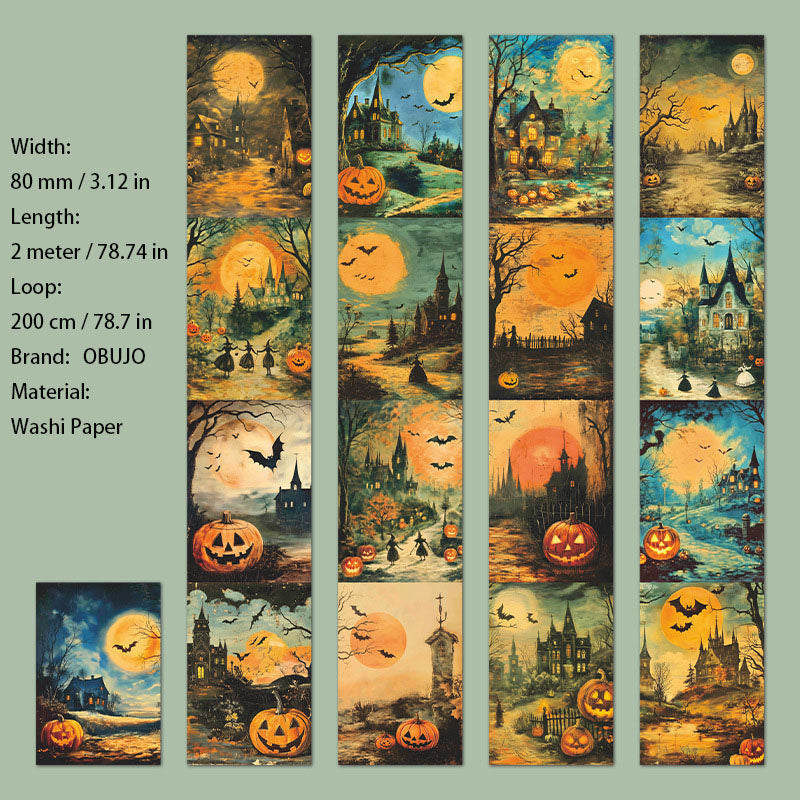1 Roll Halloween Theme Washi Tape KETXZ
