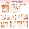 20 Pcs Autumn Leaves PET Stickers QYJXL