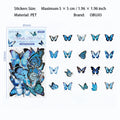 40 Pcs Butterfly PET Stickers DCJL