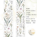 1 Roll Shell Light Flower PET Tape YHSC