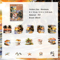 15 Pcs Natural Landscape PET Stickers ZRZL
