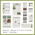 20 Pcs Newspaper Theme Scrapbook Paper JRJW