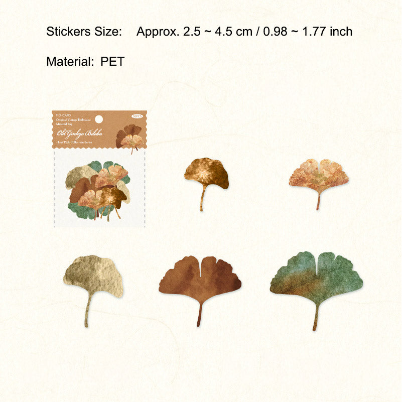 30 Pcs Hollow Cutout Paper Leaf YZSWJ