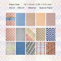 24 Pcs Fabric Texture Journal Paper ZJTB