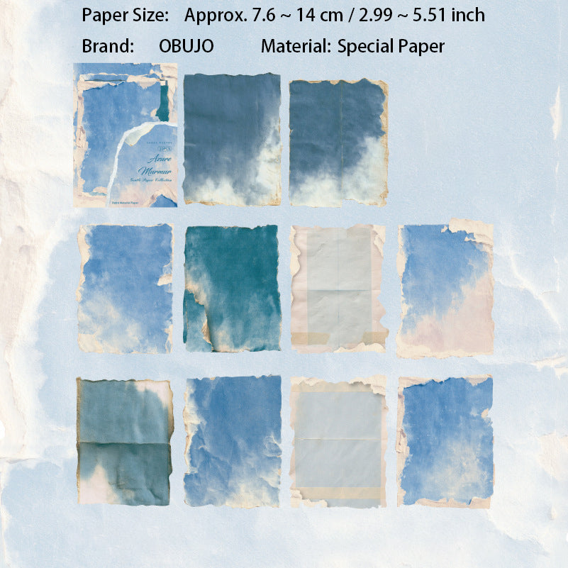 20 Pcs Vintage Basic Junk Journal Paper WRZP