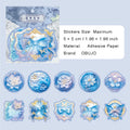 20 Pcs Emboosed Wax Seal Stickers FSHY