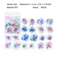 20 Pcs Watercolor Theme PET Stickers LGMJ