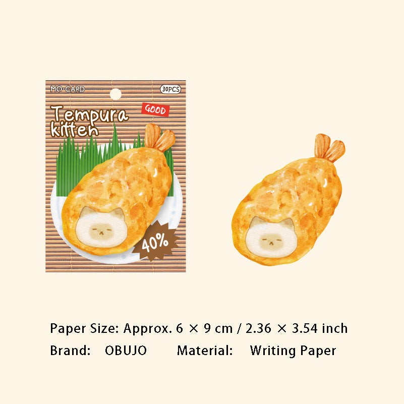 30 Sheets Sushi Notepad XZSSP