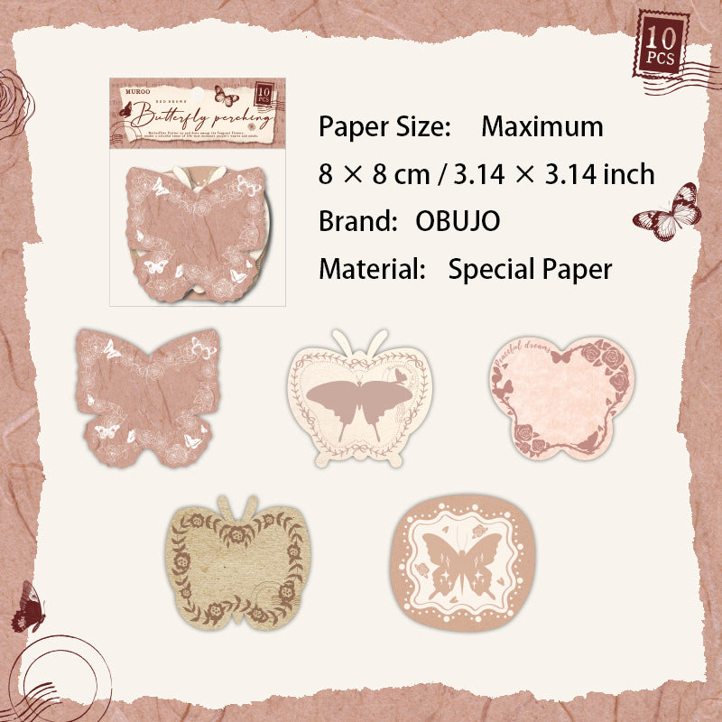 10 Pcs Aesthetic Journal Notepad Paper FCLY