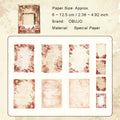 10 Sheets Vintage Embossed Scrapbook Paper XSJM