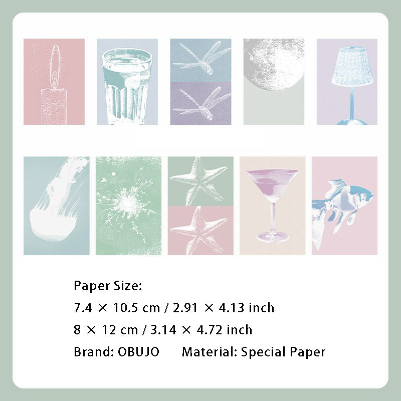 20 Pcs Aesthetic Notepad Paper MDYY