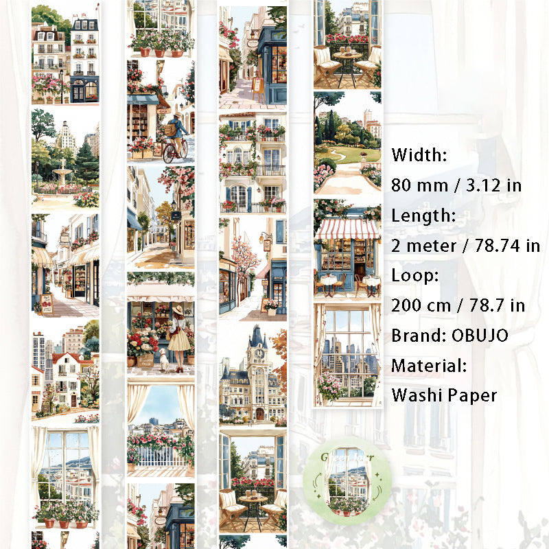 1 Roll Travel Landscape Washi Tape LYMY