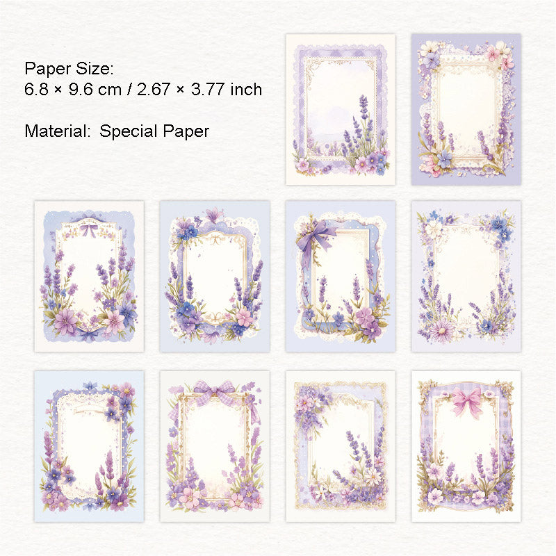 50 Sheets Floral Scrapbook Paper JLCR