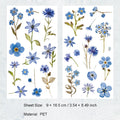 2 Sheets Pressed Flower Transfer Stickers HDLM