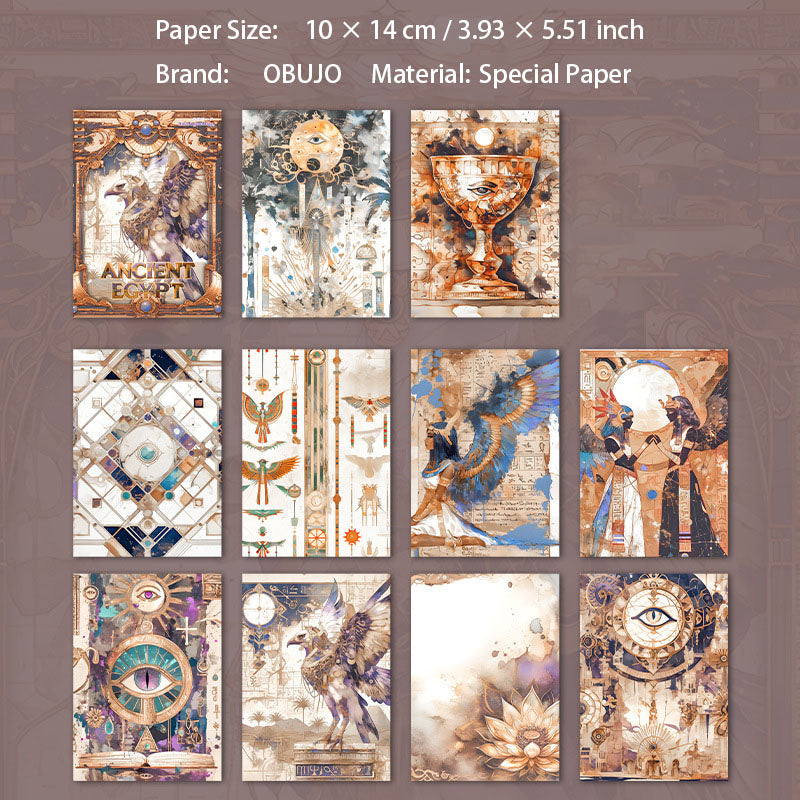 30 Pcs Egypt Themed Journal Paper SMAJ