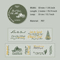 1 Roll Positive Quote PET Stickers Tape SXJM
