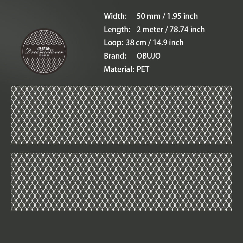 1 Roll Weaving Themed PET Tape XSXL