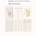 50 Pcs Vintage Notepad Paper FRSJ