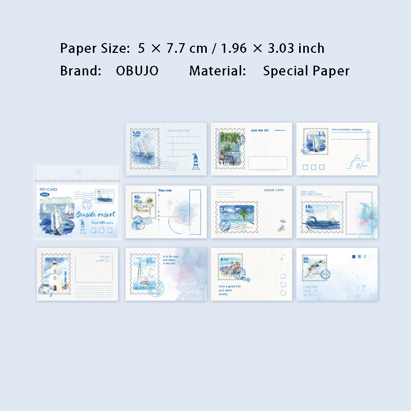 50 Sheets Travel Theme Notepad Paper LTLX