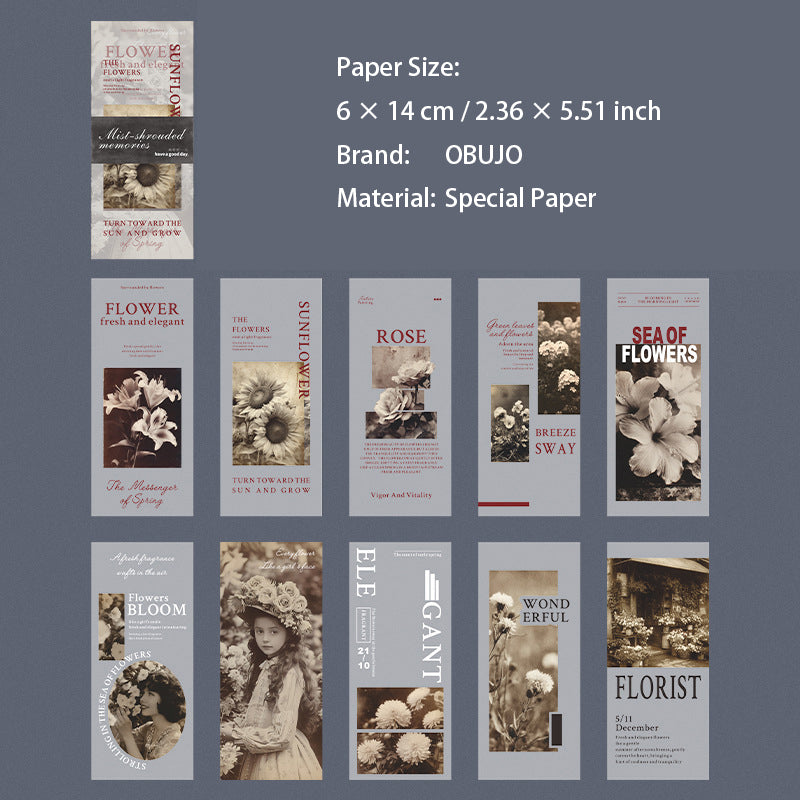 20 Pcs Vintage Junk Jouanrl Paper WYWS