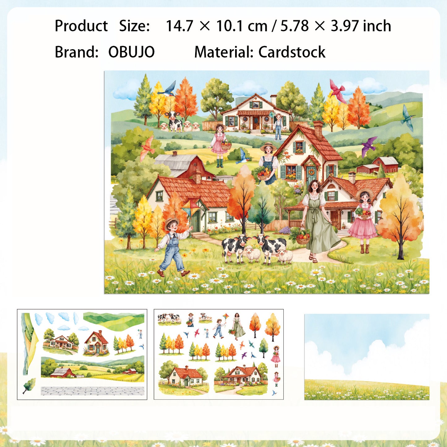 Cozy House DIY Stickers Kit WRNA