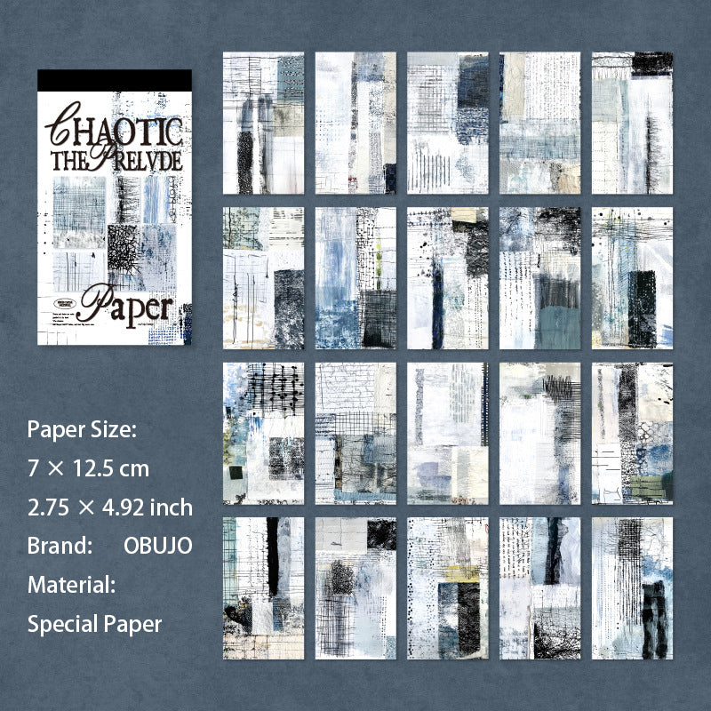 40 Sheets Vintage Junk Journal Paper HLXZ