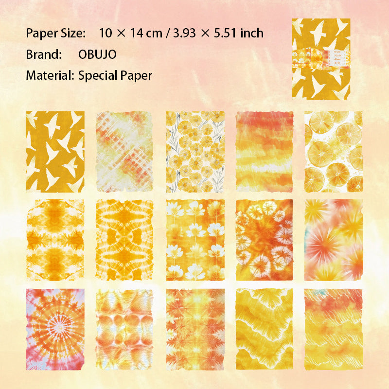 30 Pcs Fantasy Color Journal Paper ZJZR