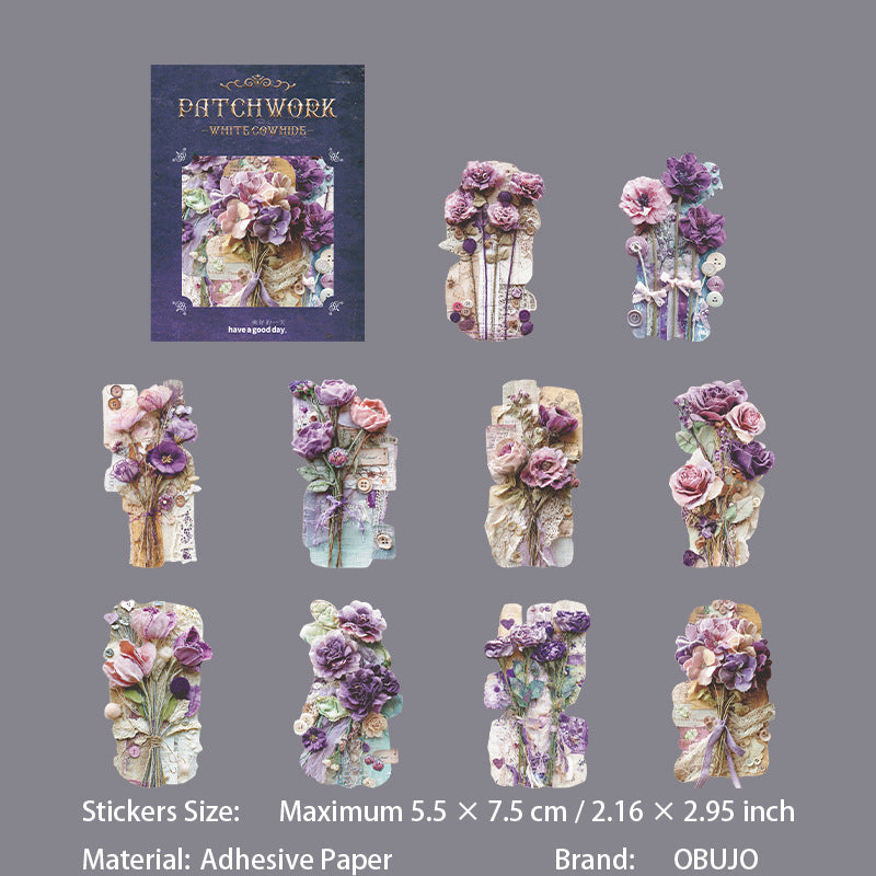 20 Pcs Vintage Junk Journal Stickers PBYS