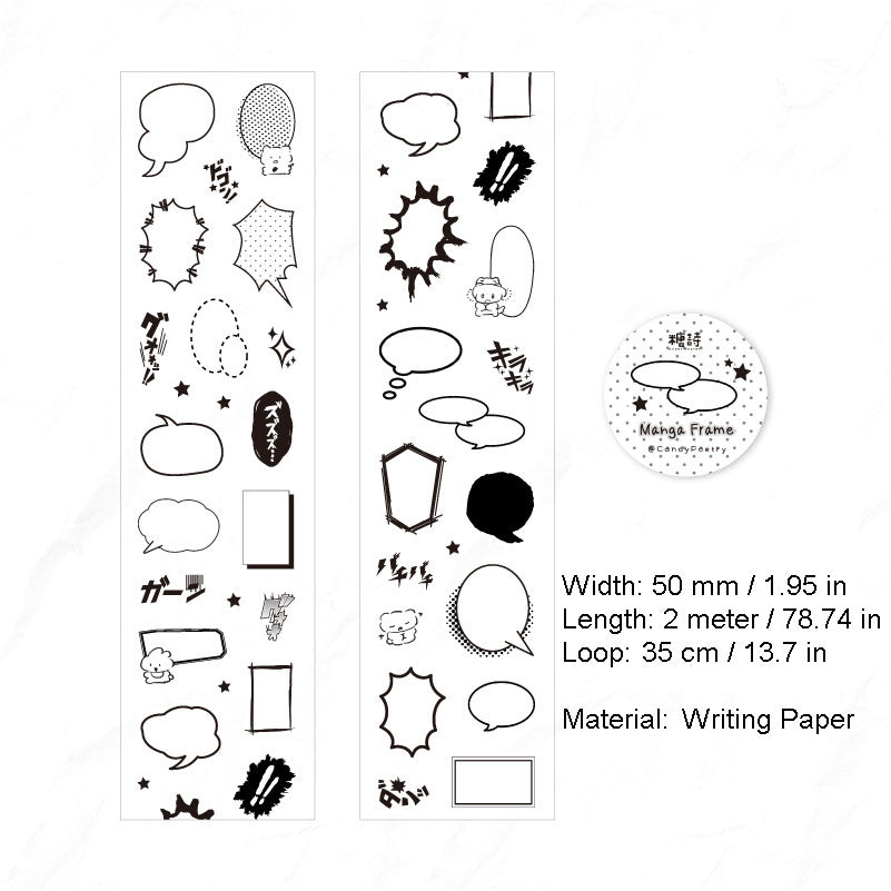 1 Roll Dialog Box Planner Stickers DHKHJ