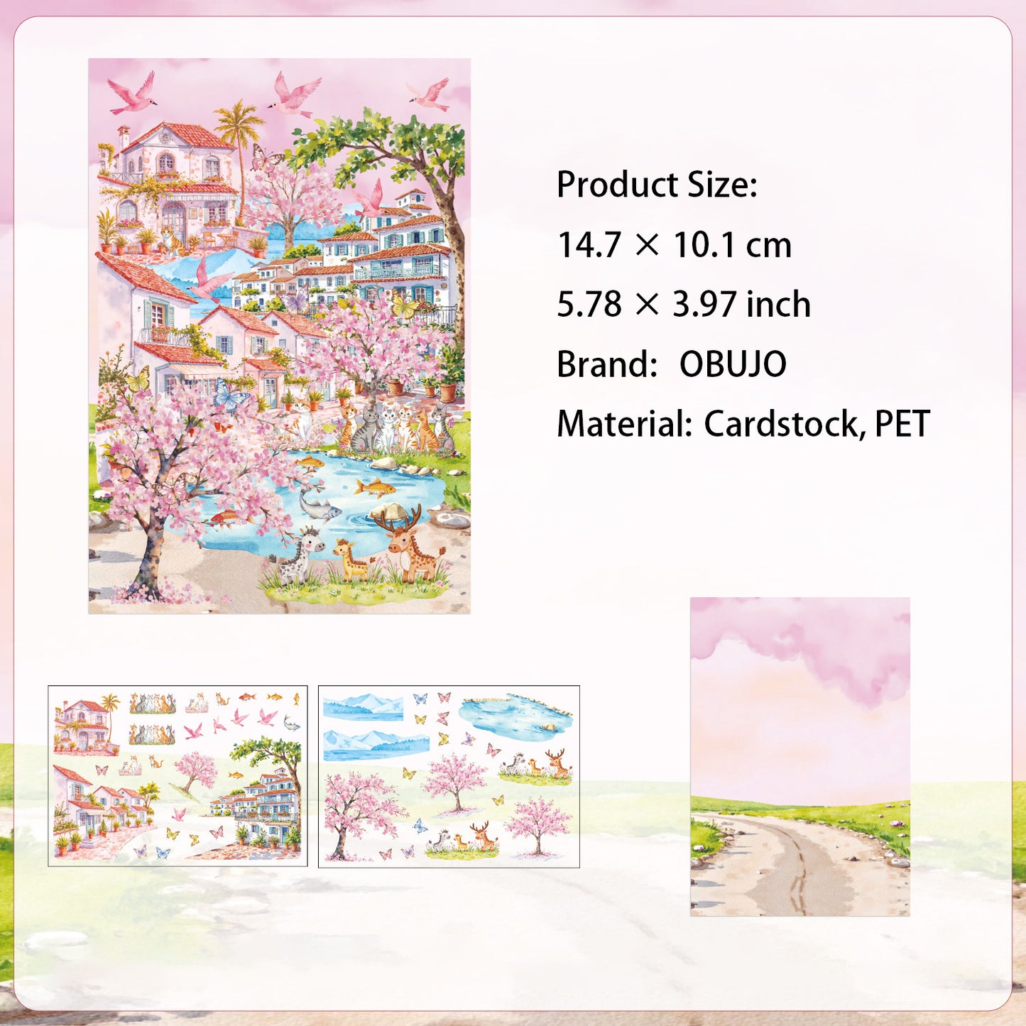 Yard Scene DIY Stickers Kit FHSJ
