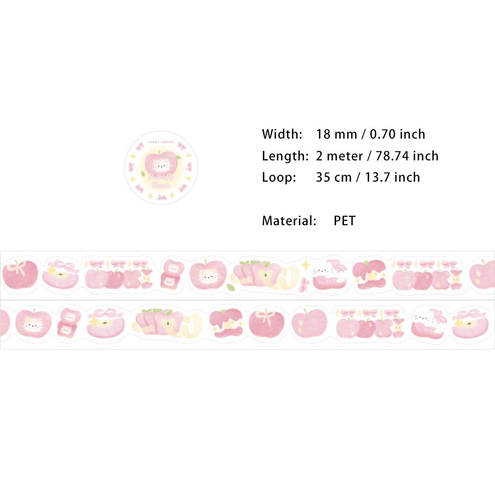 1 Roll Cute Fruit PET Tape SGTX