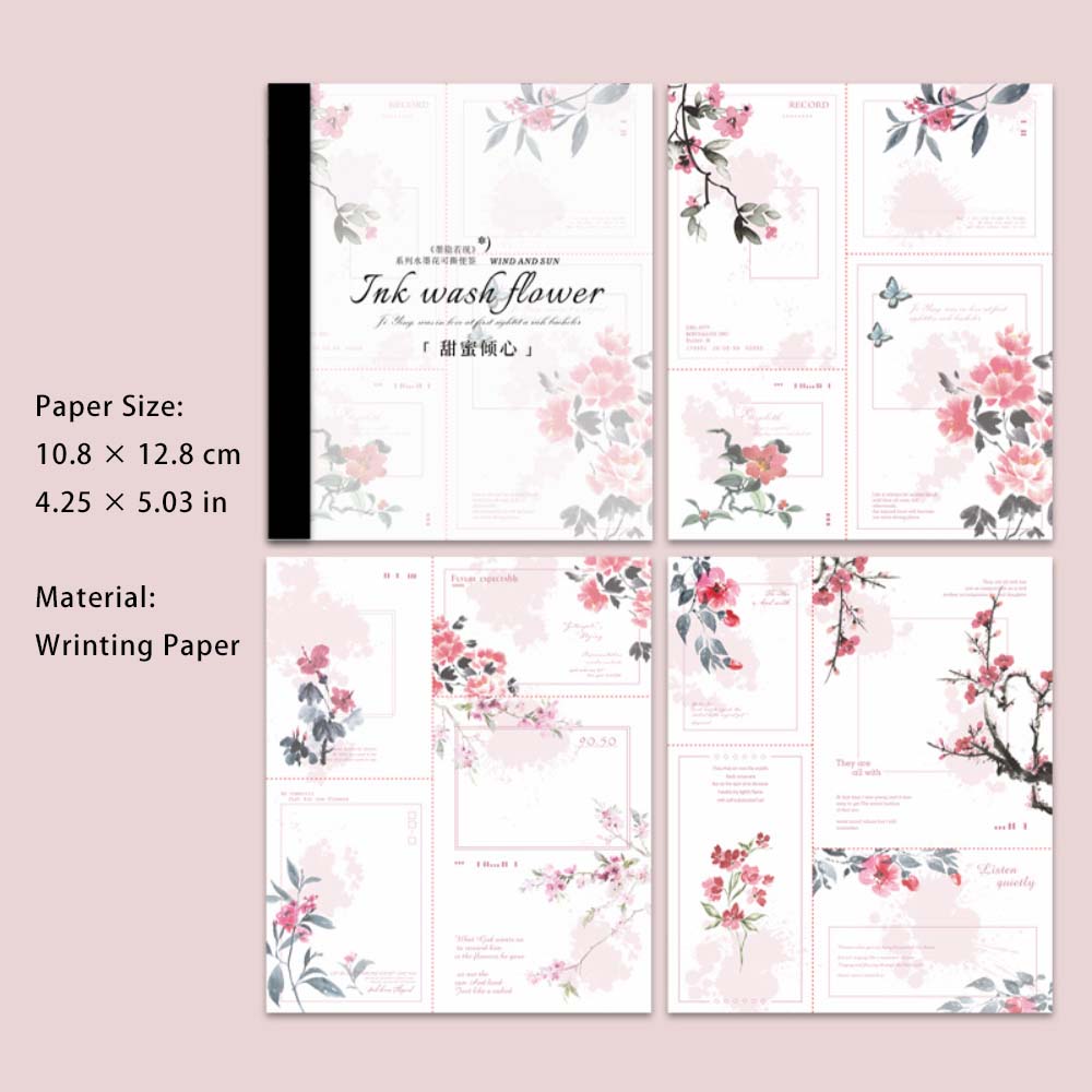 15 Sheets Die-cut Notepad Paper Book MYRX