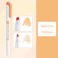 Zebra Mildliner WKT7 Double-Sided Highlighter - Mild Apricot Yellow