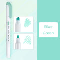 Zebra Mildliner WKT7 Double-Sided Highlighter - Mild Blue Green
