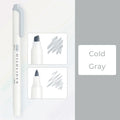 Zebra Mildliner WKT7 Double-Sided Highlighter - Mild Cold Gray