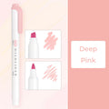 Zebra Mildliner WKT7 Double-Sided Highlighter - Mild Deep Pink