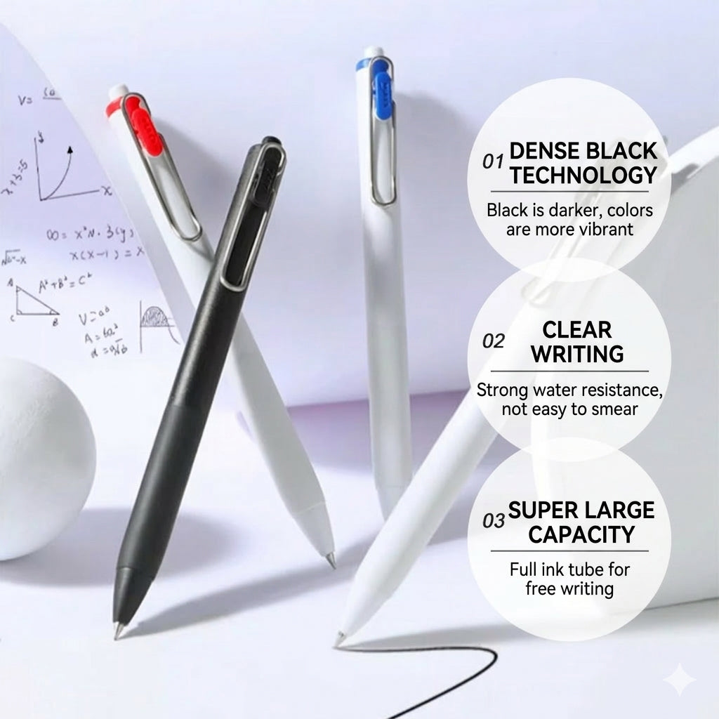 Zento Uni-ball One Black Ink Gel Pen UMN-S