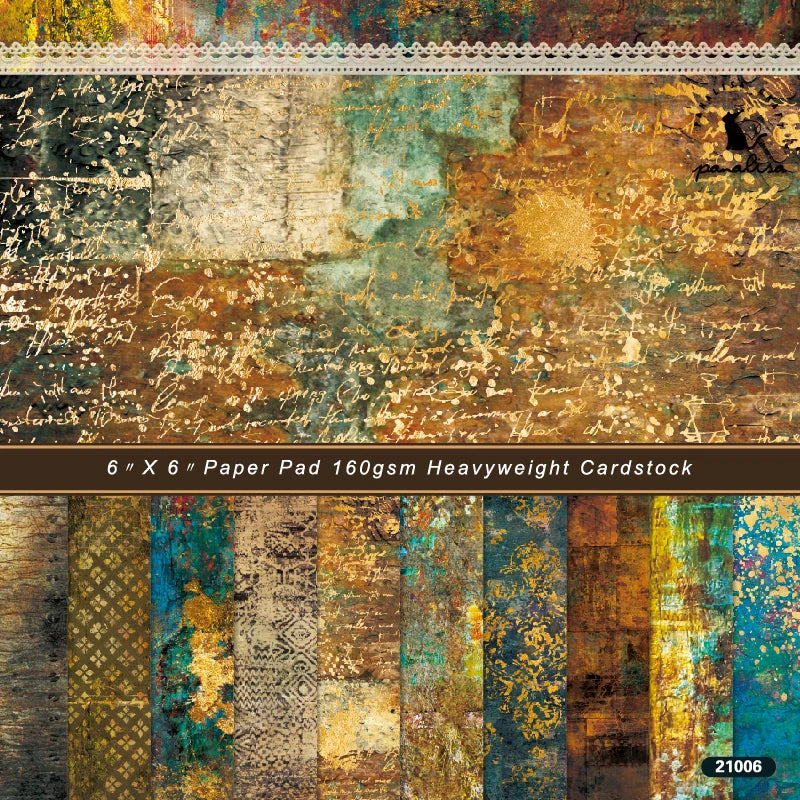 6 inch Abstract Scrapbook Paper Pad SKP006