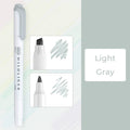 Zebra Mildliner WKT7 Double-Sided Highlighter - Mild Light Gray