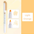 Zebra Mildliner WKT7 Double-Sided Highlighter - Mild Light Orange