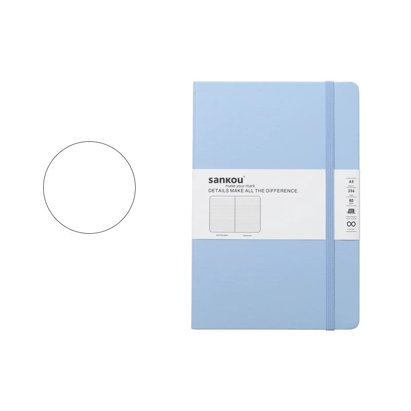 A5 Hardcover Notebook - Baby Blue