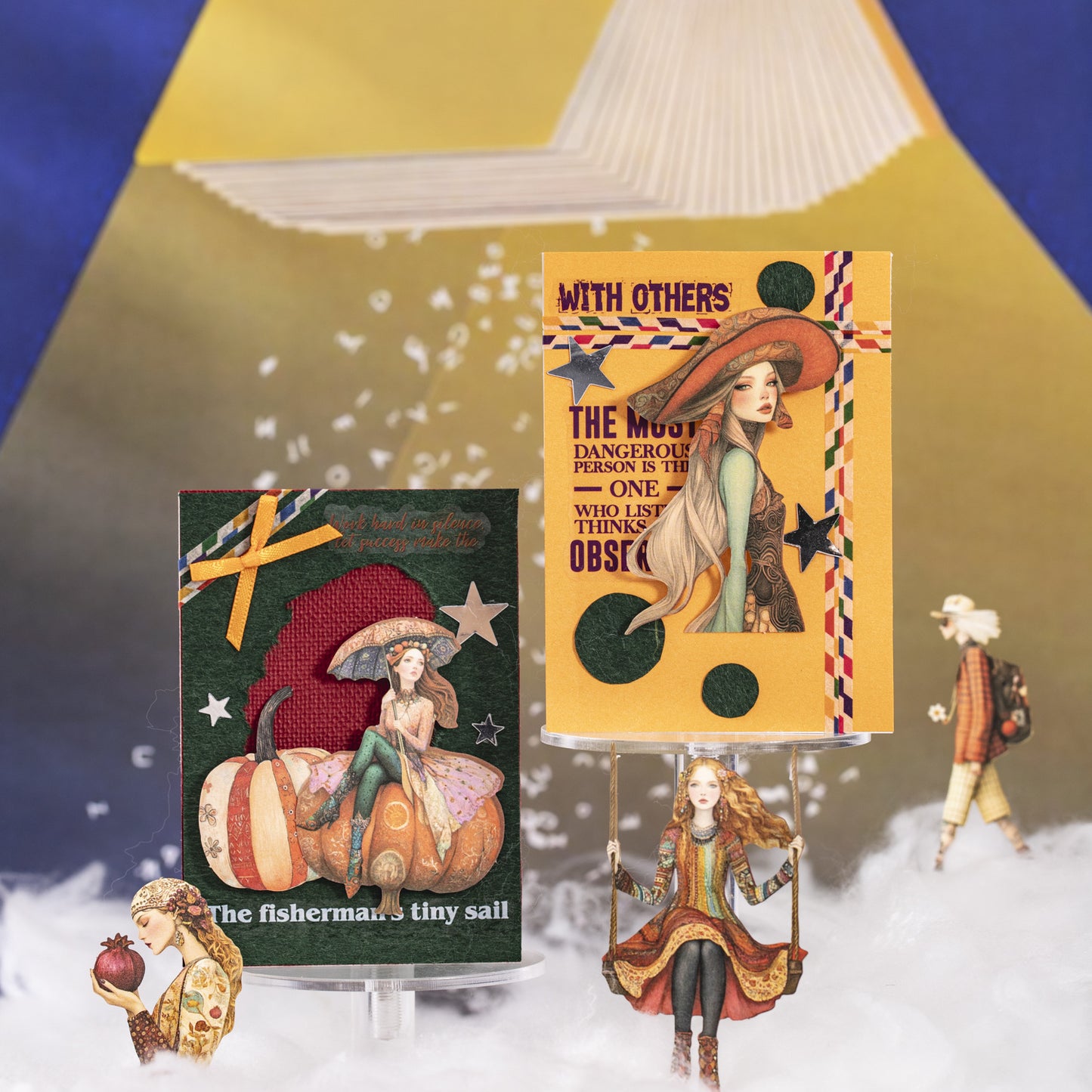 25 Pcs Fantasy Journal Stickers QHZL