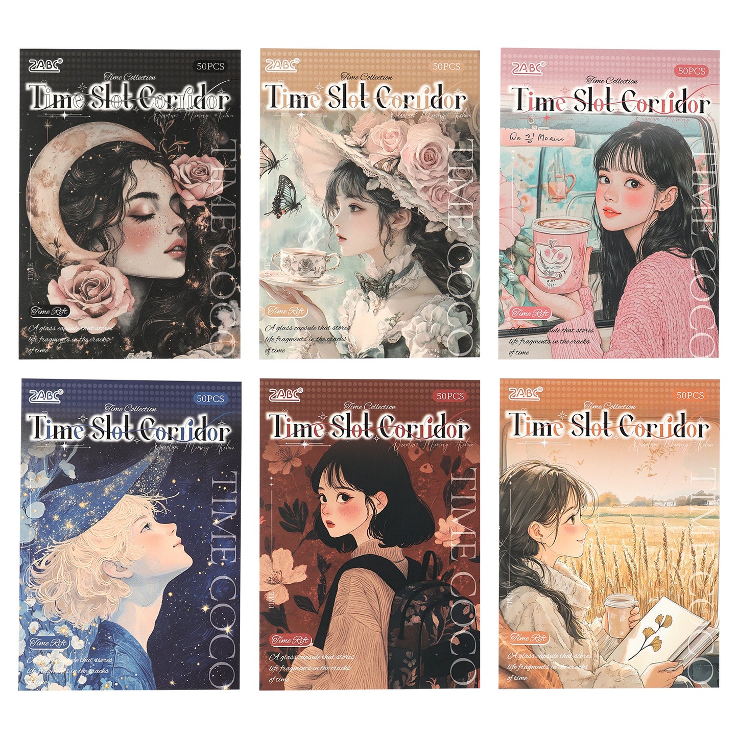 50 Sheets Classic Girl Journal Paper SXHL